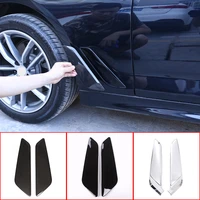 2pc for bmw 5 series g30 2018 2021 car styling piano black fender side air vent outlet cover trim decorative sticker accessories