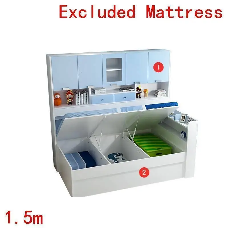 Number 3 Letto Yatak Odasi Moblin Hochbett детское гнездо ранца мебель для спальни Cama Infantil Muebles De Dormitorio деревянная детская кровать - Цвет: Number 3