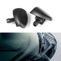 2pcs front windshield wiper water for peugeot 206 accessories 207 407 spray jet washer nozzle windshield washer nozzle
