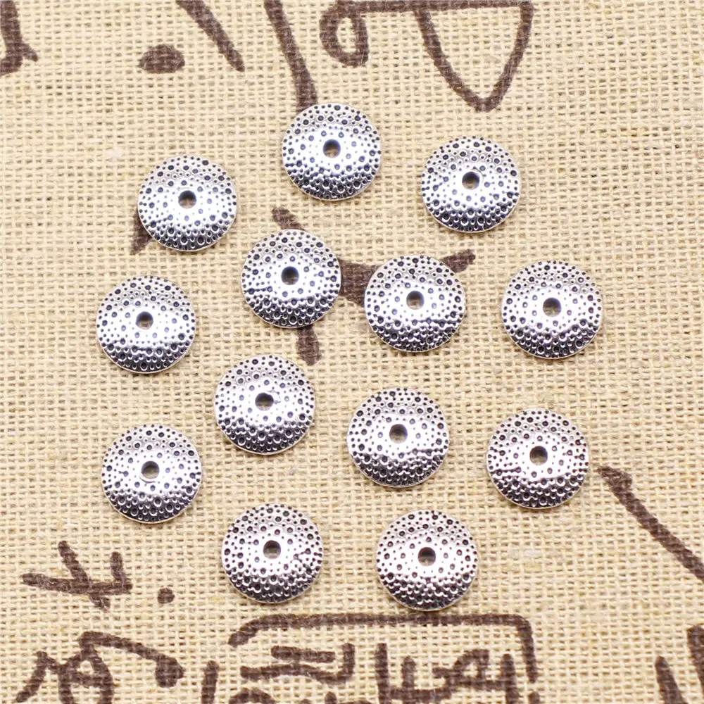 

Spacer Antique Silver Color Small Hole Spacer Beads 10x10x3mm 20pcs