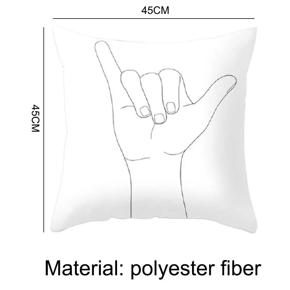 

Square Simple Geometric Line Pattern Hug Pillowcase Cushion Pillowcase Peach Cushion Car Sofa Skin Cover 45*45cm Pillowcase Z2T4