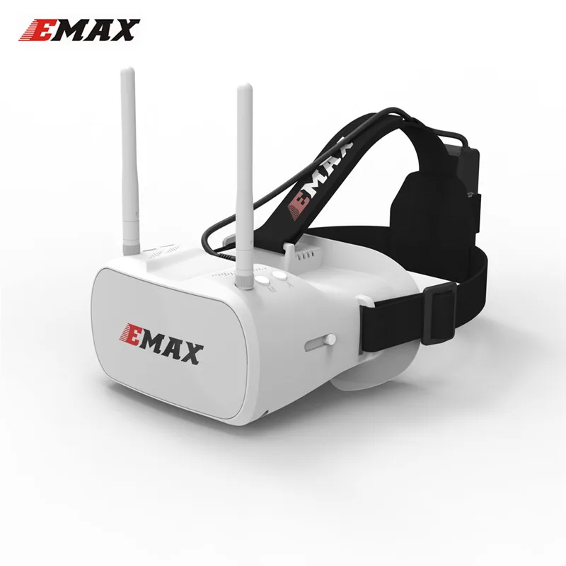 Emax Tinyhawk 5,8G 48CH разнообразие FPV очки 4,3 дюймов 480*320 видео гарнитура с двойные антенны 4,2 в 1800 мАч батарея