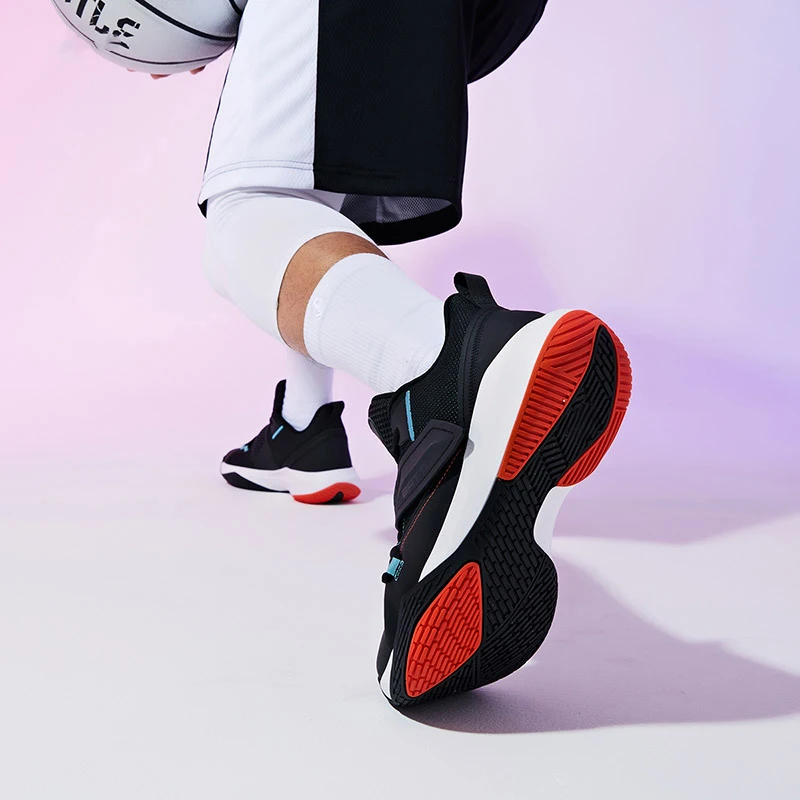 QIAODAN Basketball Shoes For Men 2023 High-top Professional Elegant Fashion Cushioning Non-slip Male Sneakers XM45210106