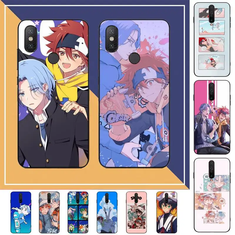 

FHNBLJ Sk8 The Infinity Anime Phone Case for Redmi Note 8 7 9 4 6 pro max T X 5A 3 10 lite pro