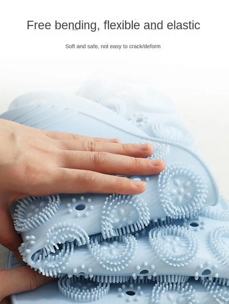 Коврики для ванной нескользящий коврик ног душа круглые силиконовые коврики из