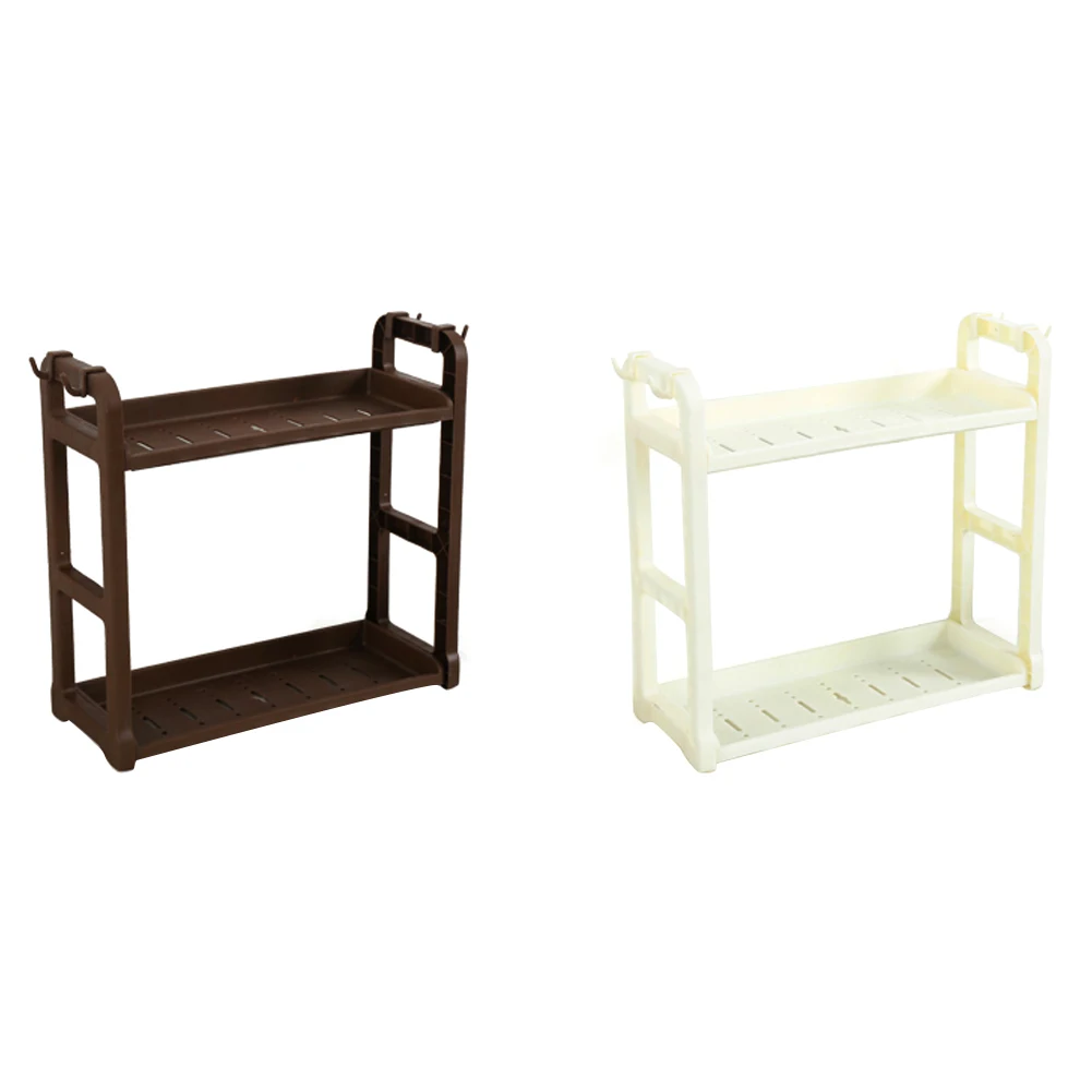 2 уровня Кухня шкаф специи стойки для банок висячий Органайзер на дверь