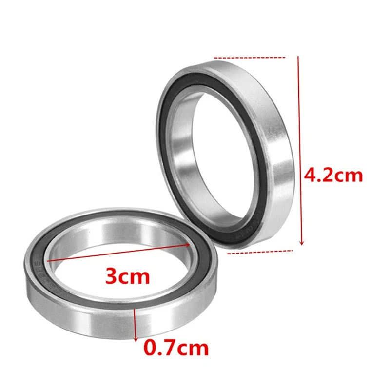 2 шт. керамический шариковый подшипник подходит Sram ротор Bb30/Pf30/Bb 386/Bb правый нижний