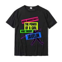 track and field girl power javelin thrower t shirt cotton casual tops shirt new design men t shirt summer