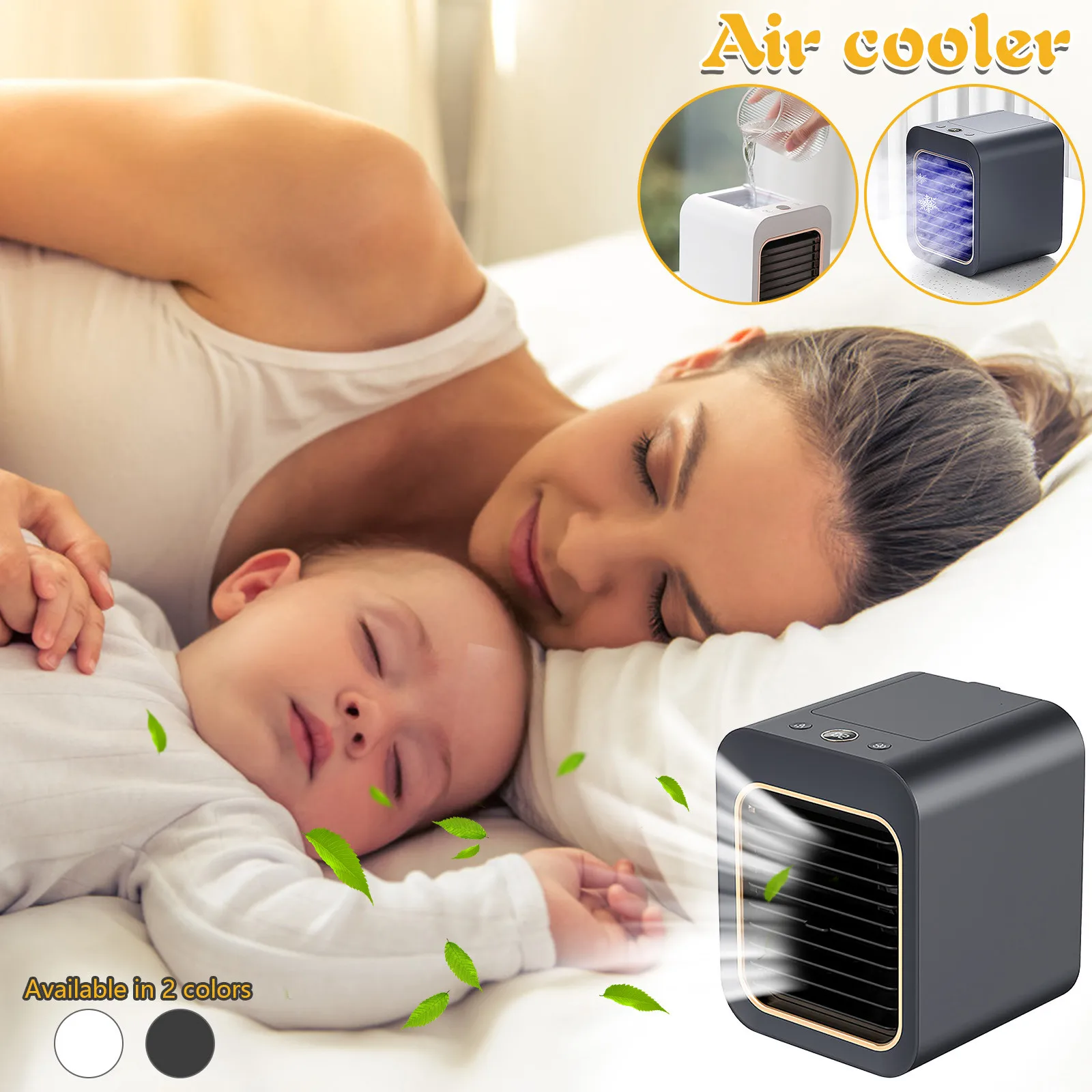 

Портативный мини-вентилятор для кондиционера, переносные охладители воздуха с Usb, портативные Охлаждающие вентиляторы, бесшумный охладите...