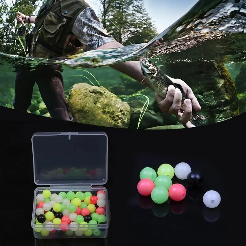 Светящиеся мягкие бусины для яиц вязание мокрых мушек миниатюрное