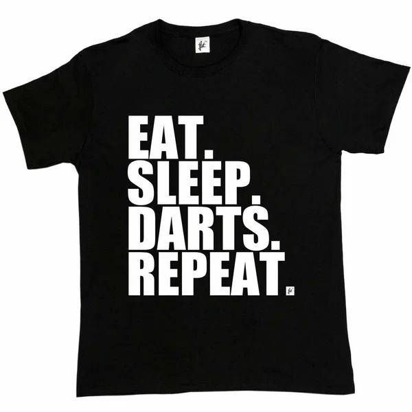 

Eat. Sleep. Darts. Repeat. Bulls Eye Dart Board Mens T-Shirt