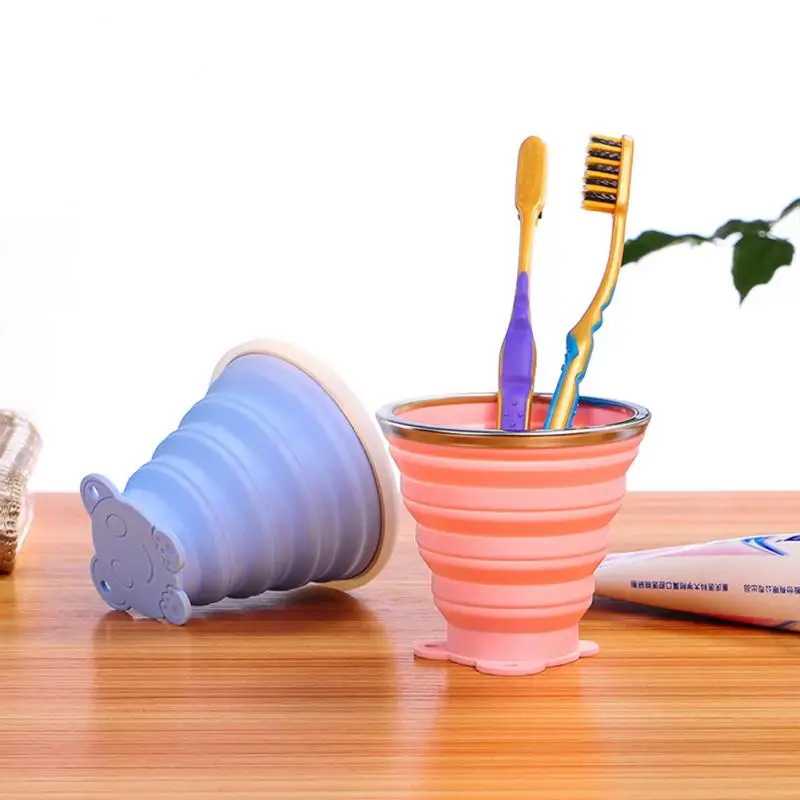 Дорожная чашка 270 мл выдвижные складные чашки из нержавеющей стали и силикона