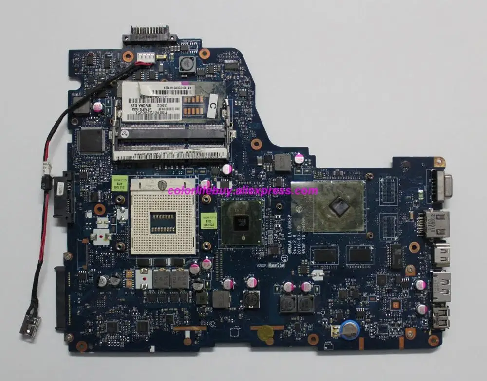 Оригинальная материнская плата K000106370 NWQAA LA-6062P w N11M-GE1-B-A3 GPU для ноутбука Toshiba Satellite