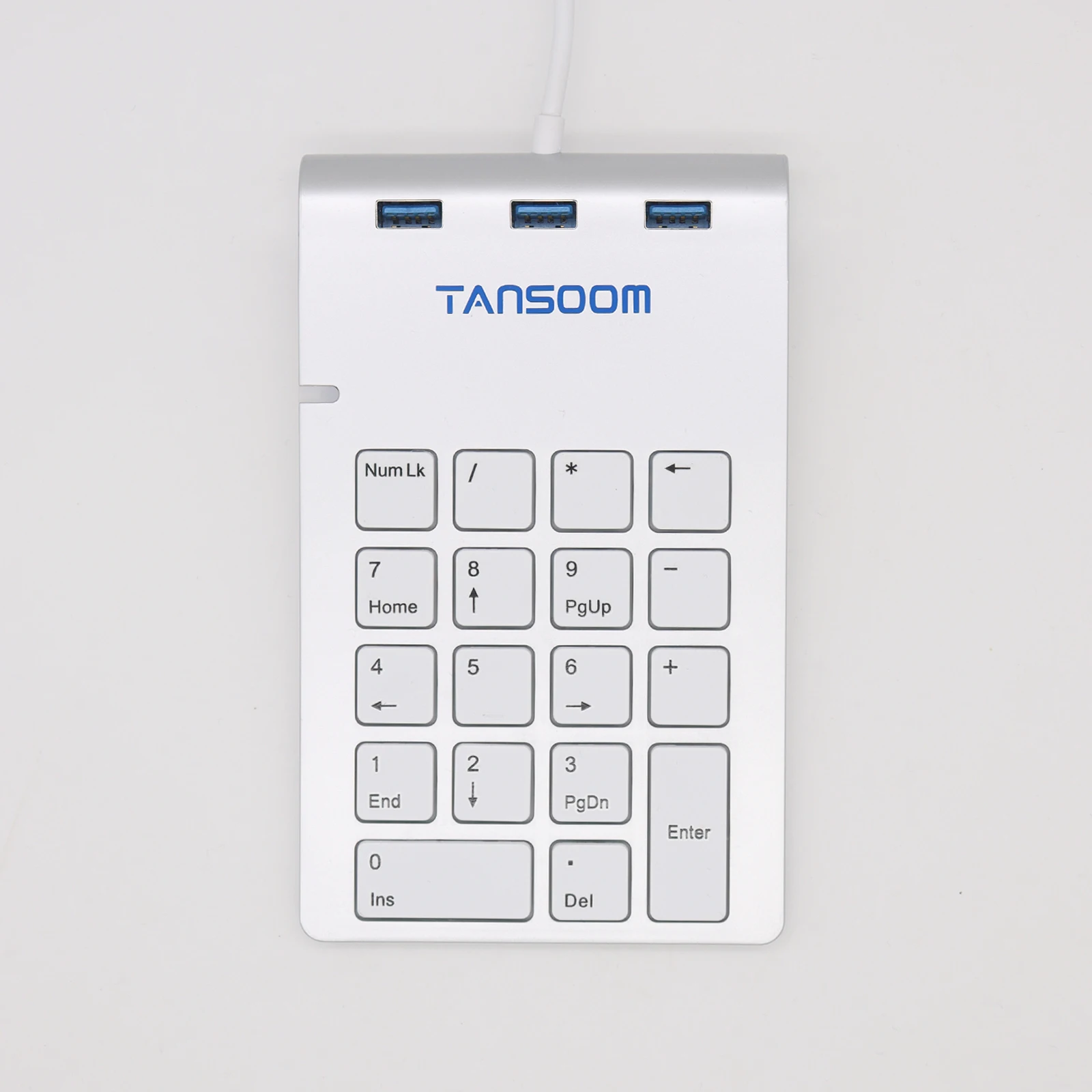 TANSOOM HUB цифровая клавиатура 18 клавиш проводное соединение может распознавать 3 USB
