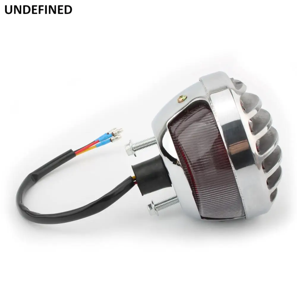 Мотоцикл тормозной фонарь Гриль алюминиевый круглый Кафе Racer задний для Honda Sportster