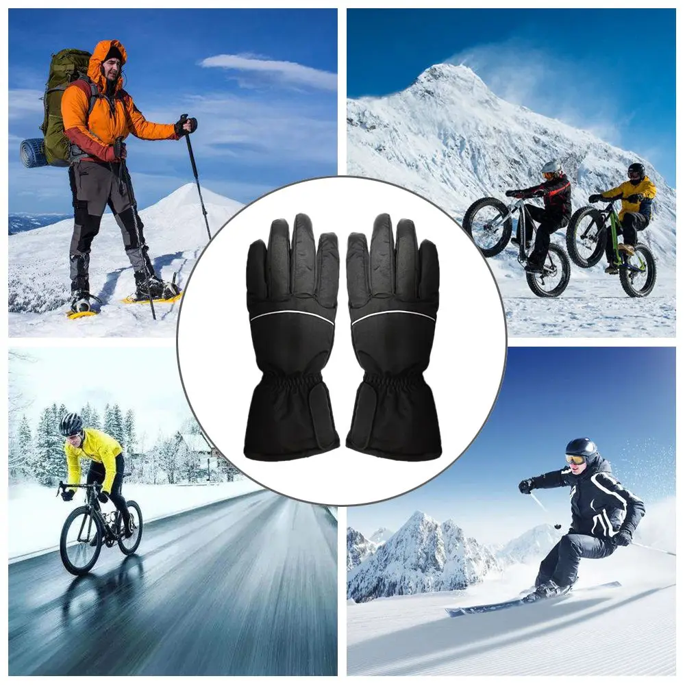 

Зимние велосипедные перчатки с электроподогревом и сенсорным экраном