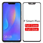 Защитное стекло с полным покрытием 9D для Huawei P smart Plus, psmart 2019, 2020, 2021, 2018, защита экрана телефона для Huawei psmart z s