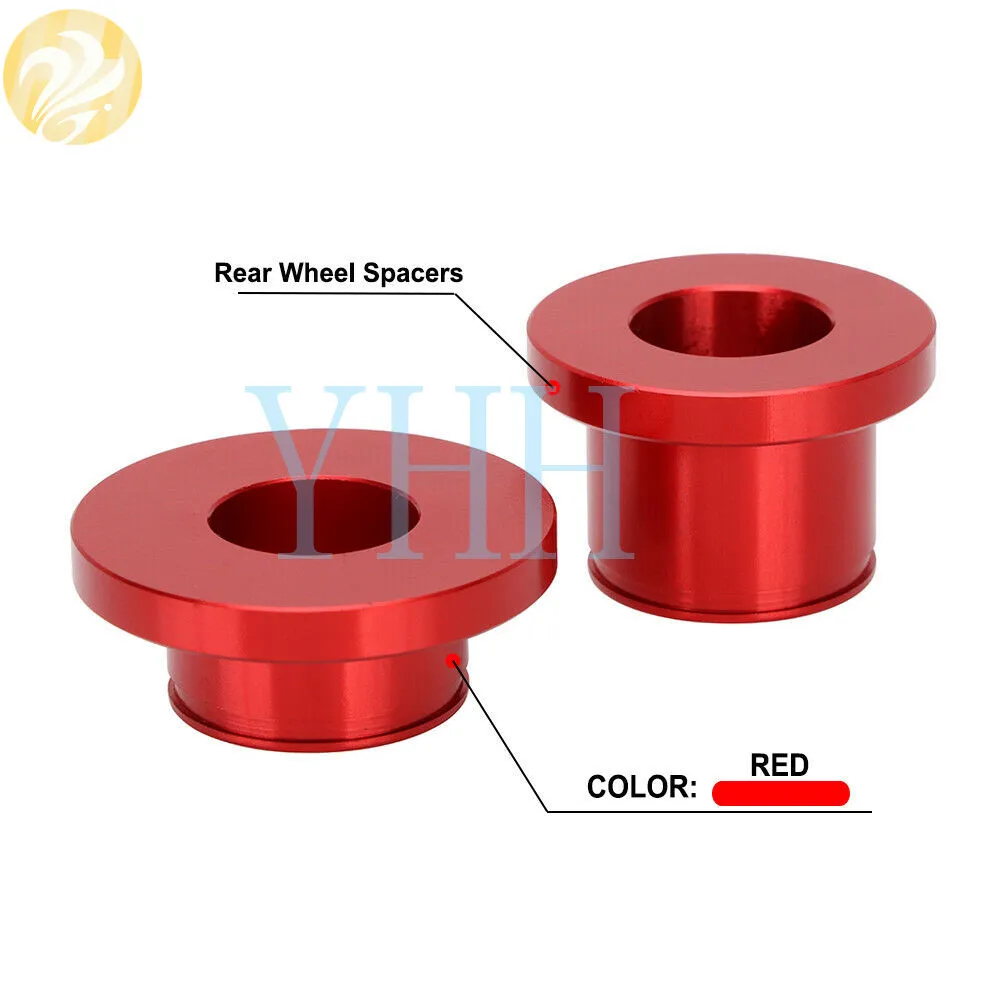 

Aluminum Rear Wheel Spacer For Honda XR250R XR400R 1996-2004 CRF230L 2008-2009 Motorcycle XR 250 400 R 1997 1998 2003 2002 Red