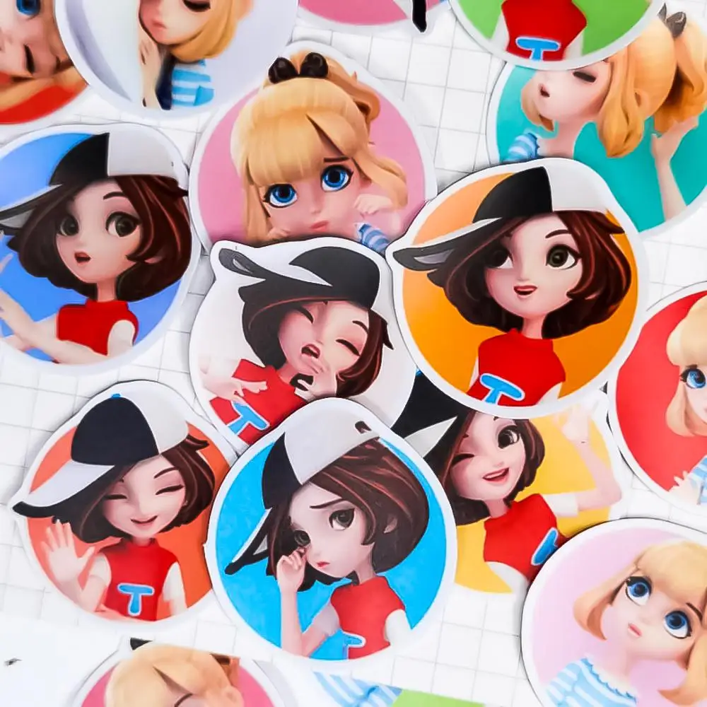 28 шт. милые японские наклейки для девочек украшения сделай сам скрапбукинг
