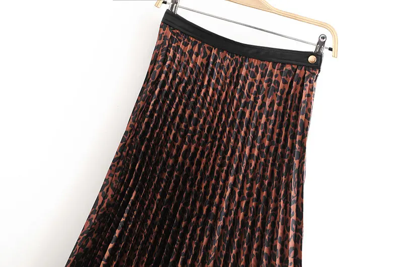 Винтаж с высокой талией плиссированные юбки женская обувь толстой подошве из