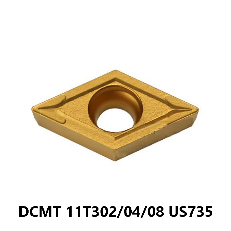 

Оригинальный DCMT DCMT11T304 US735 DCMT11T308 DCMT11T302 DCMT070204 US735 Токарный резак карбидные вставки токарный станок с ЧПУ