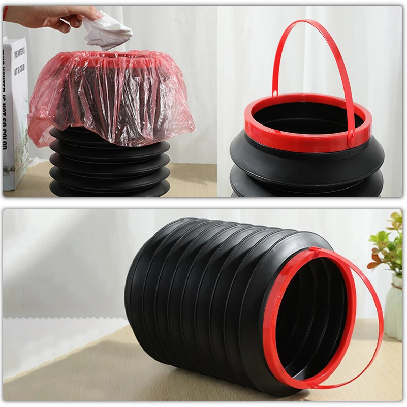 Автомобильное Мусорное ведро мусорное для мытья автомобиля телескопическое