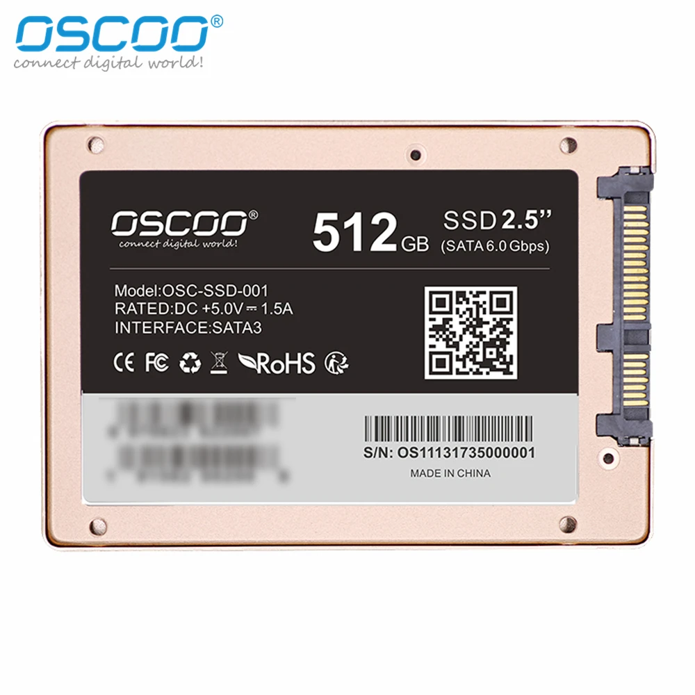Твердотельный накопитель OSCOO Ssd диск для ноутбука 512g Sataiii Stateii 480g Hd 64 Гб 128 ГБ 256 512