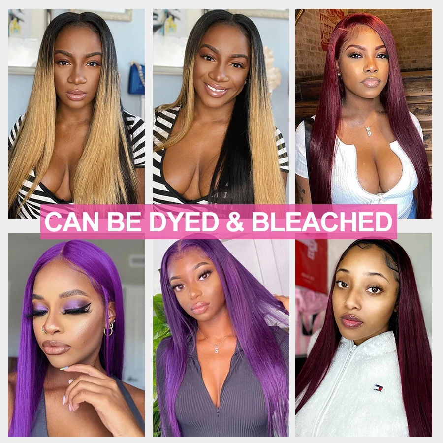 

Pre Plucked Straight Lace Front Wig Glueless Lace Front Human Hair Wigs For Women Lace Frontal Brazilian Hair Wig T Remy Wig