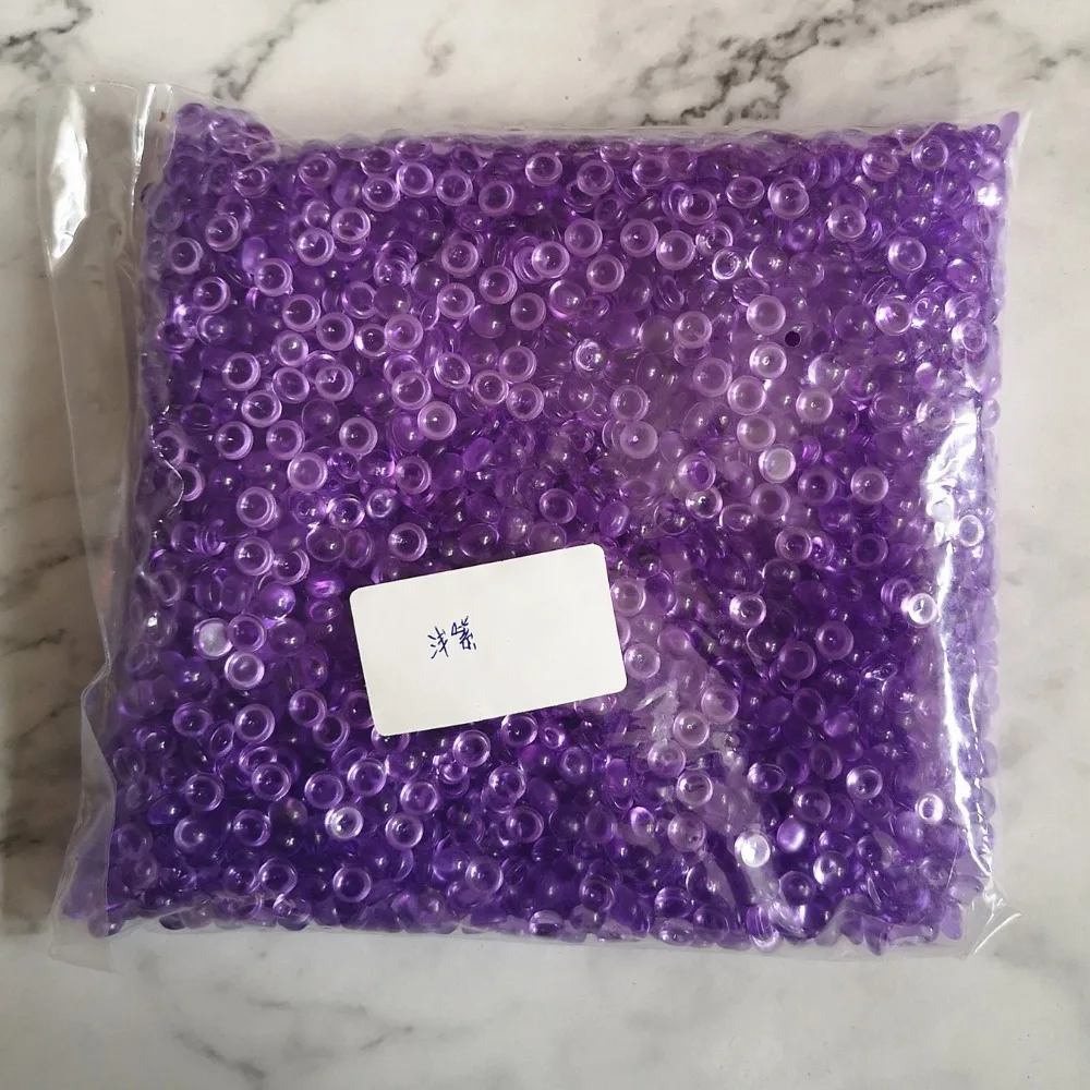 250 г/пакет, прозрачный акриловый круглый бисер, сделай сам, пушистый слизи, глина, антистрессовая игрушка, креативные хрустальные бусины для рыбки, поделки