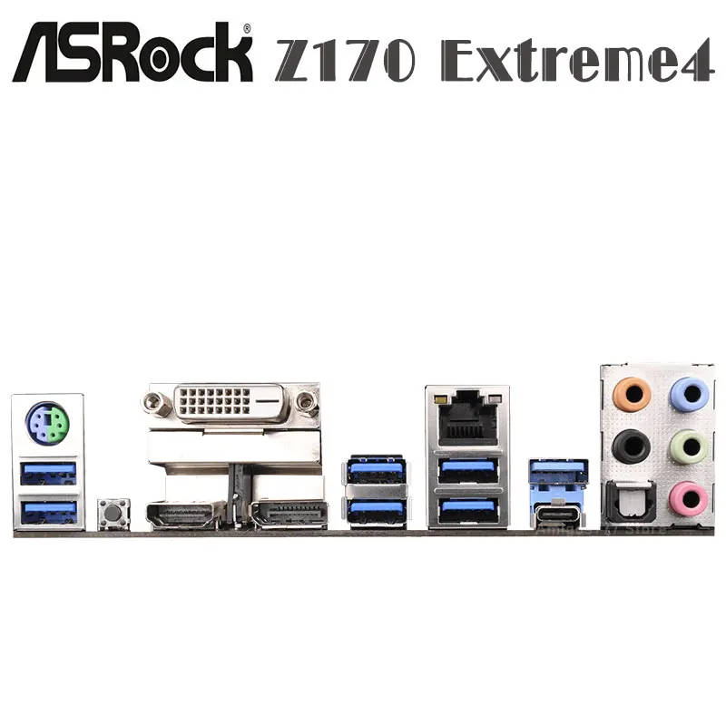Bestellen Motherboard Verwendet ASRock Z170 Extreme 4 LGA 1151 64GB OC Ddr4 I7/i5/i3 PCI-E 3,0 X16 M.2 Für Desktop Intel Z170 ATX Mainboard