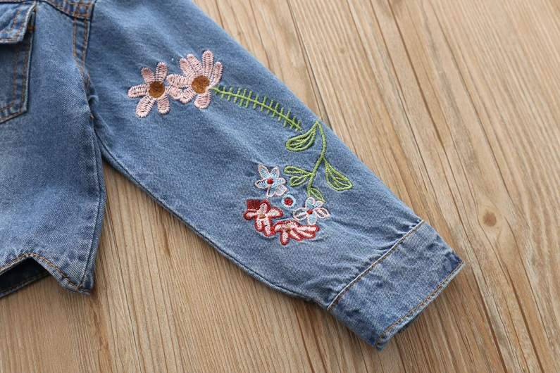 Комплект из 2 предметов для девочек джинсовый пиджак и платье-пачка платья