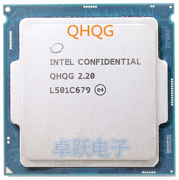 [해외] 인텔 QHQG 버전 I7 6400T I7-6700K 6700K 프로세서 CPU 2,2 GHz Q0 paso 쿼드 코어 소켓 1151