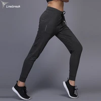 women running pants workout gym sweatpants yoga loose training sport pants trousers harem pants track fitness jogging sportswear