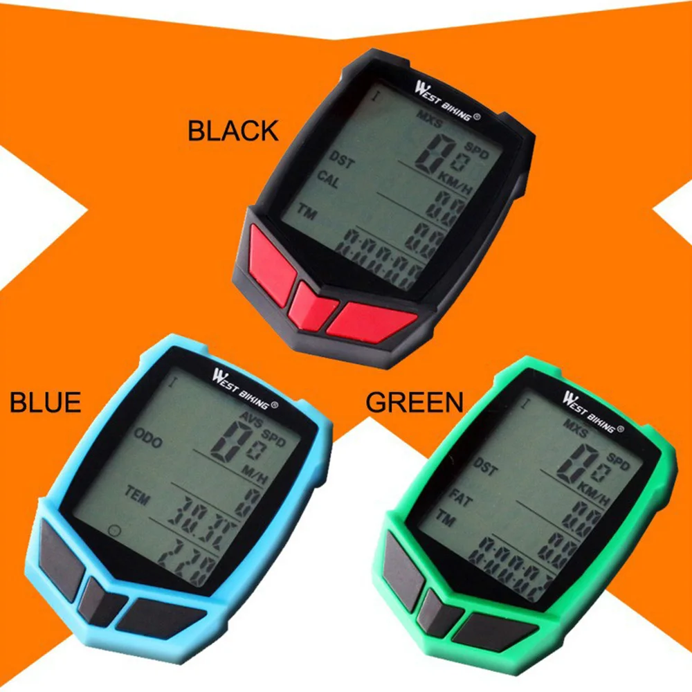 Водонепроницаемый велосипедный компьютер Многофункциональный измеритель