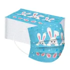 10 шт., одноразовые маски для лица с пасхальным принтом