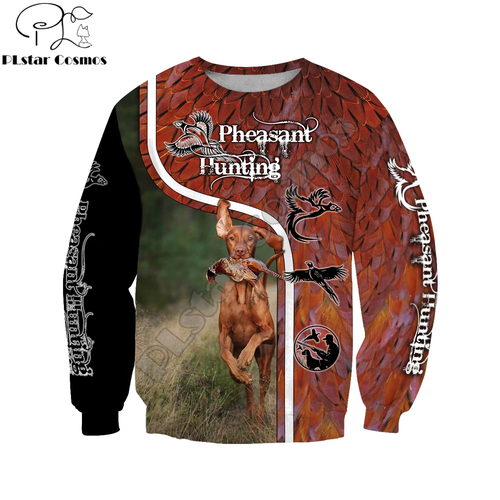 

Pheasant hunting 3D All Over Printed Mens autumn Hoodie Harajuku Unisex Casual Pullover Streetwear Jacket Tracksuits DK170