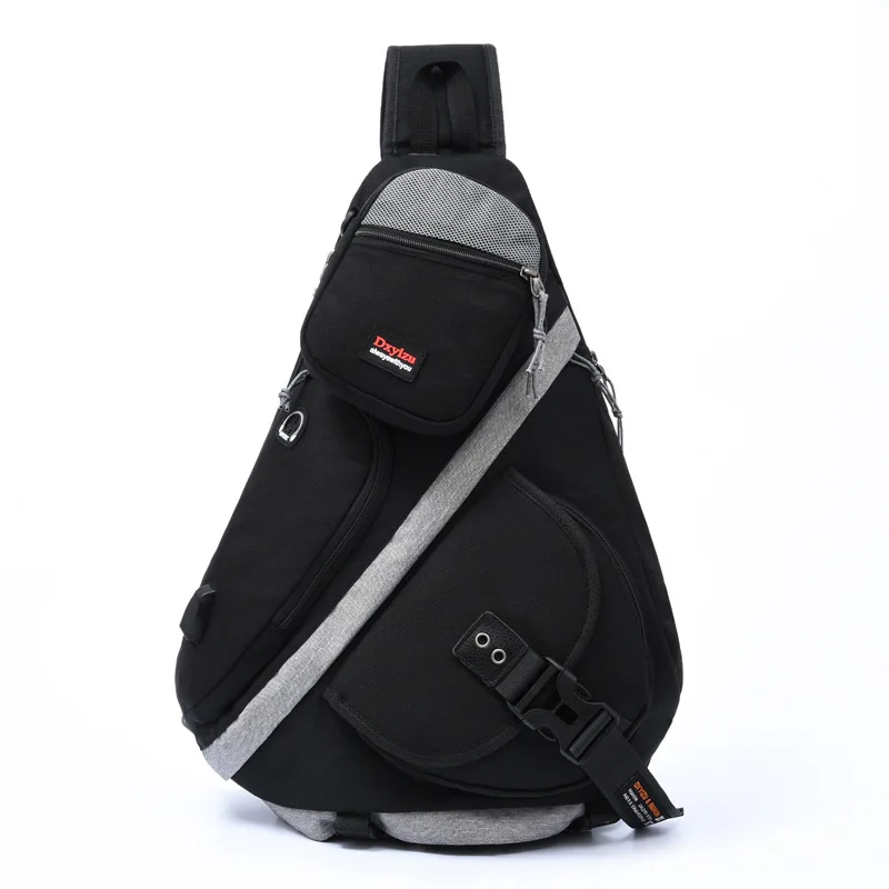 

SUUTOOP Large Capacity Men Nylon Fashion Multifunction Crossbody Bag Shoulder Bag Sets Travel Messenger Pack Chest Bag for Male