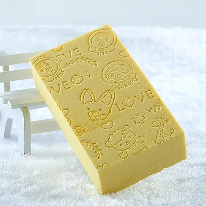 Yellow 1 шт., мягкая губка для чистки тела, губка для ванны, спа-губка, скруббер для взрослых и детей, губка для чистки душа, скраб для ванны, шарик - Цвет: Yellow