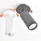 Встраиваемый светодиодный прожектор с затемнением, поверхностный монтаж, Cob, открытие Дома, гостиной, фоновая стена для телевизора, 5 Вт, 9 Вт, переменный ток, 110 В, 220 В, комната