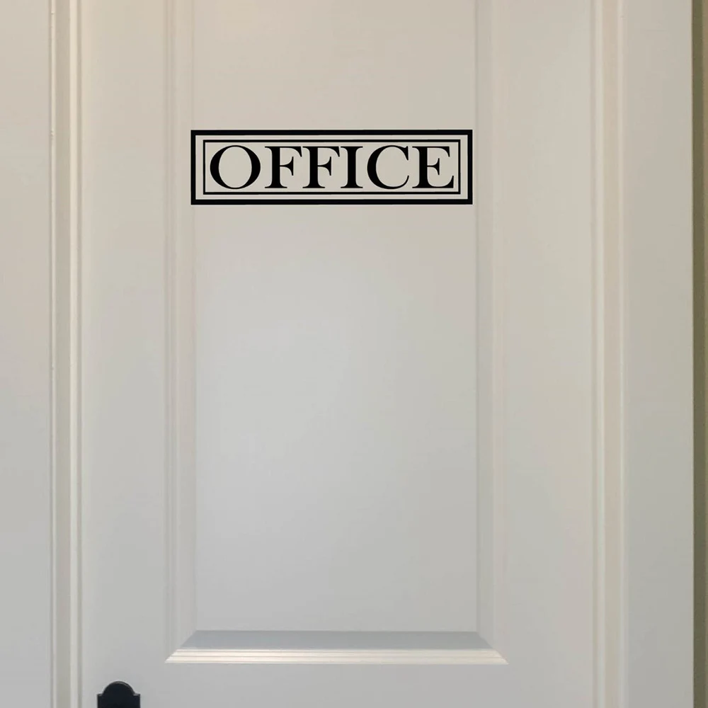 Офисная настенная наклейка, виниловая наклейка, Офисная наклейка в квадратной оправе, предназначенная для оформления офиса, съемная наклейка B903