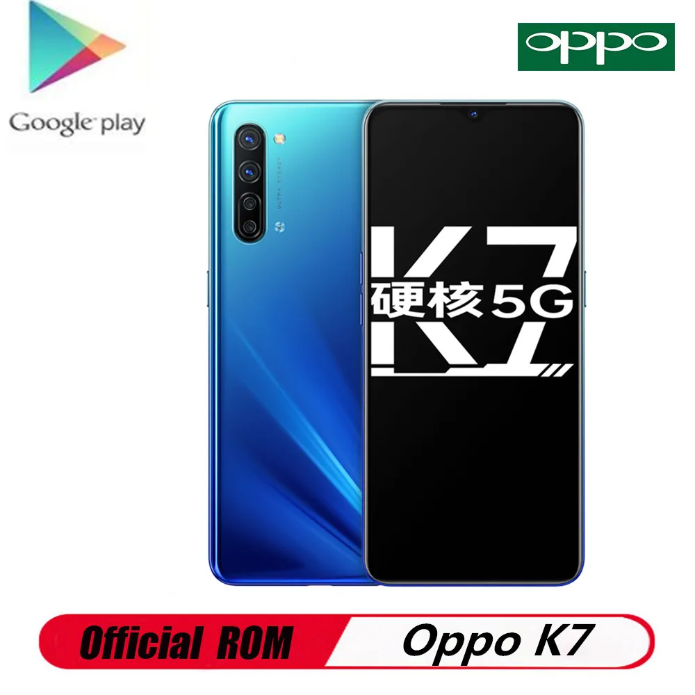 Смартфон Oppo K7 Android 10 0 6 4 дюйма 8 + 256 ГБ 48 МП|Смартфоны| |