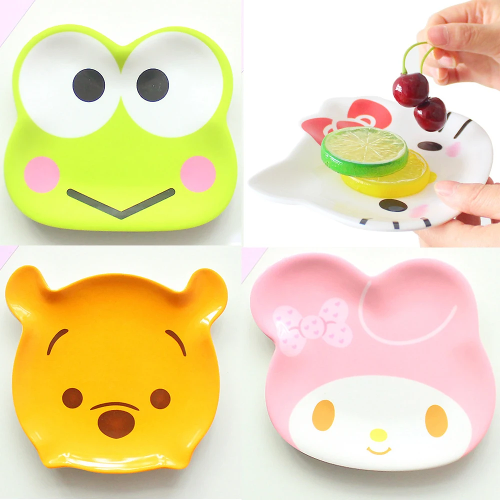 Mini Dish Frog Star Shape Cat Plate Tableware Miniatures Cup Or Snacks Fruit Sushi Cute Cartoon | Дом и сад