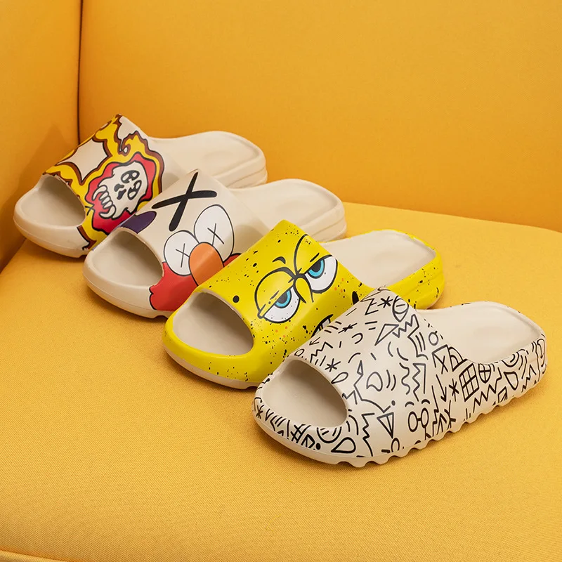 

Men's summer thick-soled non-slip slippers, women's indoor soft casual sandals and slippers H5325
