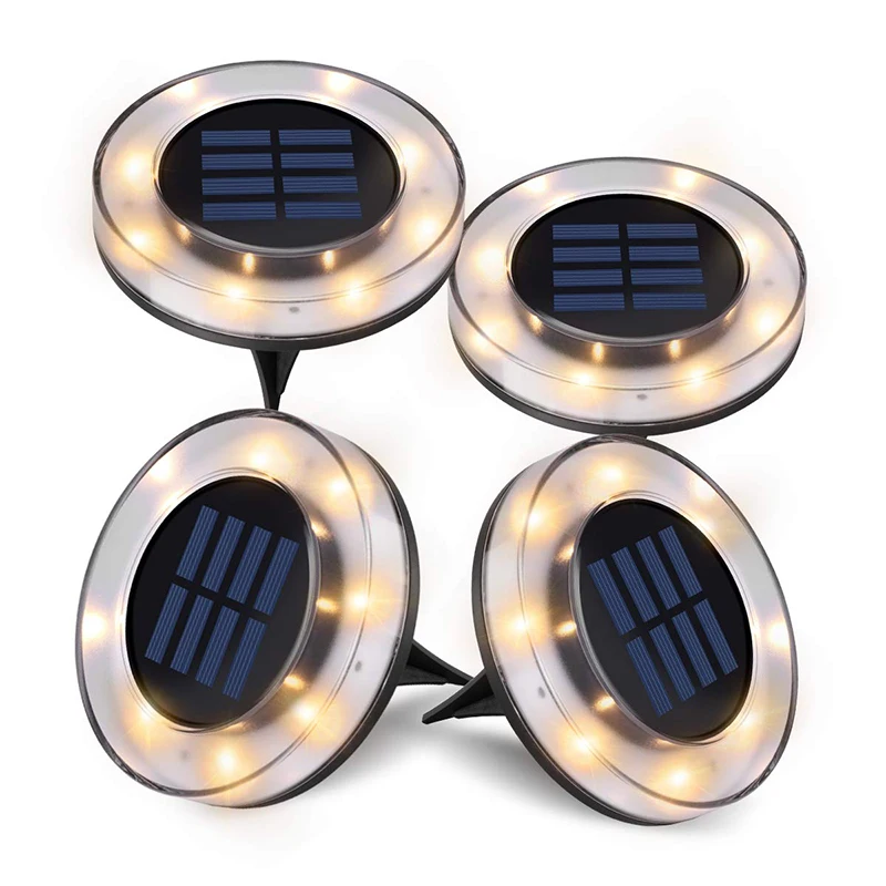 4 шт./компл. 8 светодиодный подземный светильник уличный садовый фонарь