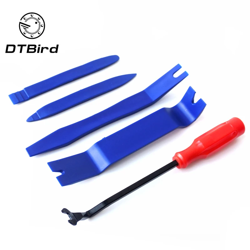 5 шт./лот автомобильный инструмент для снятия сигнала гвоздодер съемник радио