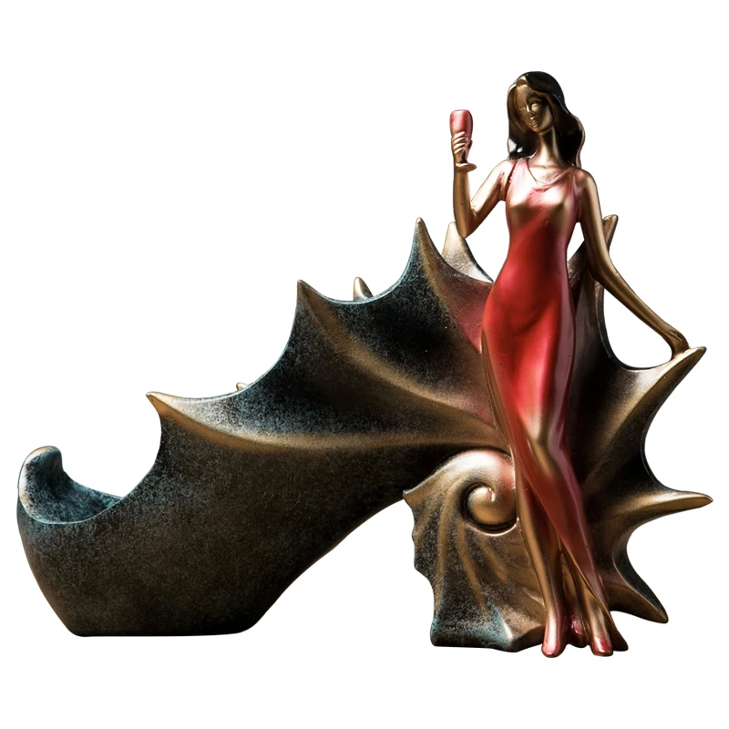 

Nordic wine rack modern creative American restaurant red wine rack wine cabinet ornaments home European living room furnishings