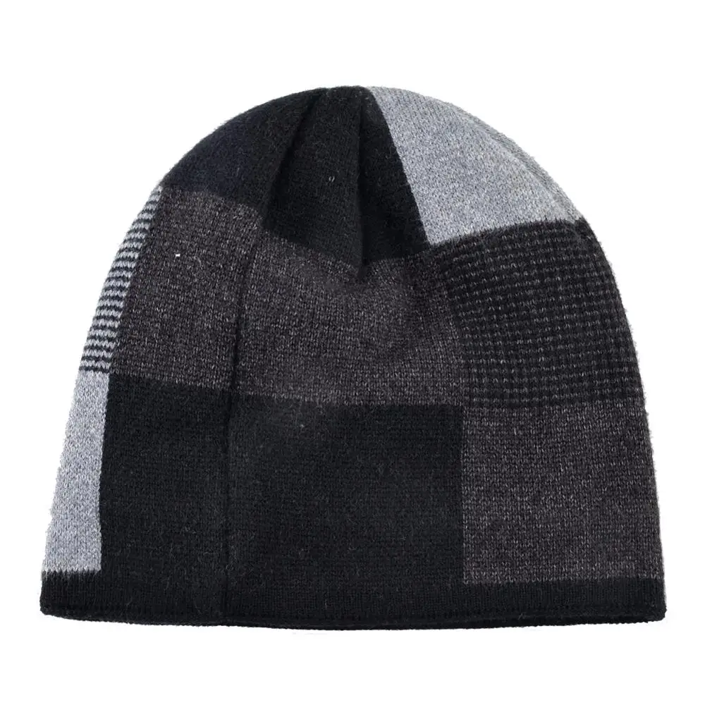 юность шапка зимняя модная плотная вязаная бини мужская балаклава горнолыжная