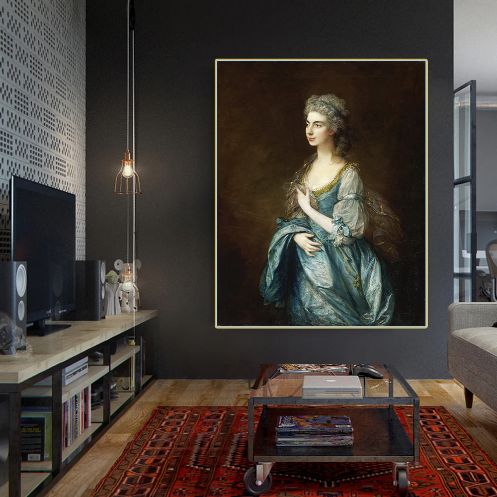 Художественная Картина на холсте Томас кейнборо