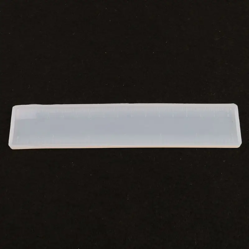 

4 Shapes Silicone Resin Ruler Molds Straignt Square Triangular Rulers Protractor K3KC