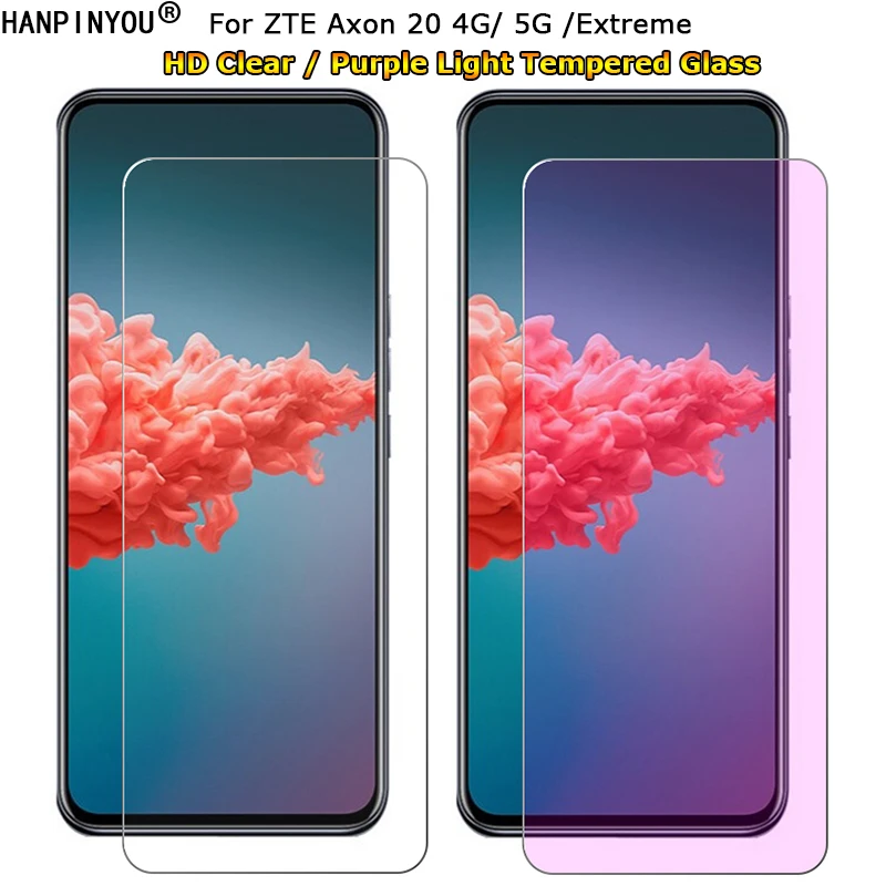 

Защитная пленка для экрана ZTE Axon 20 A20 4G 5G Extreme Clear / Anti blue Purple светильник Ray Eye Care